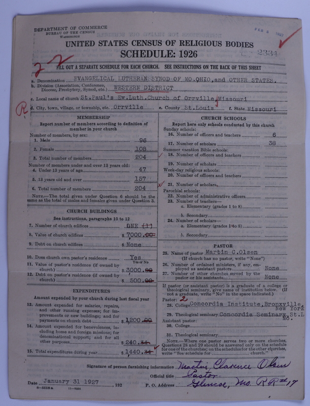 Scan of Evangelical Lutheran Synodical Conference of America: Evangelical Lutheran Synod of Missouri, Ohio, and Other States: 2334