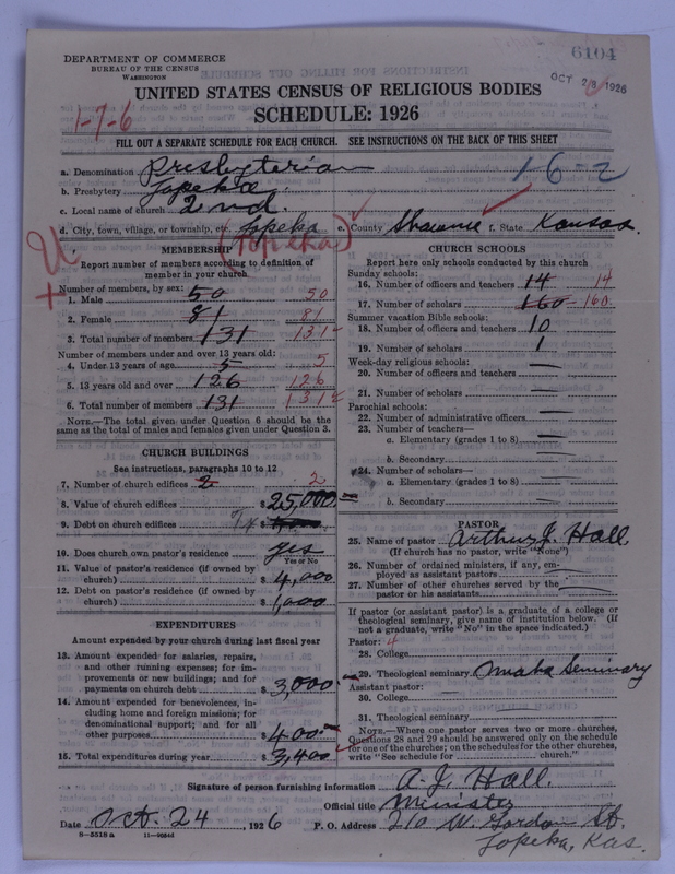 Scan of Presbyterian Church in the United States of America: 6104