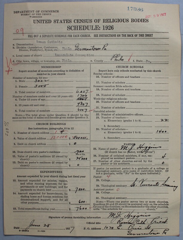 Scan of Roman Catholic Church: 17086