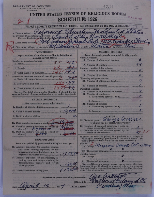 Scan of Reformed Church in the United States: 1311