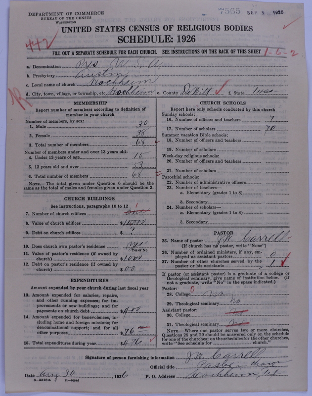 Scan of Presbyterian Church in the United States of America: 7565