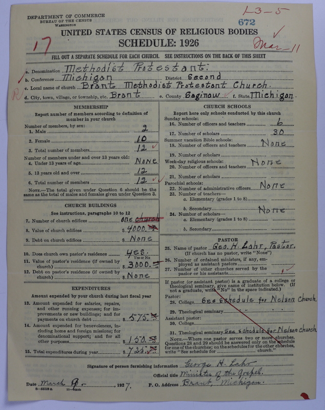 Scan of Methodist Protestant Church: 672