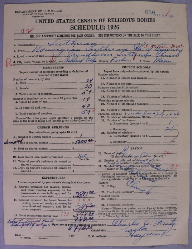 Scan of Norwegian Lutheran Church of America: 658