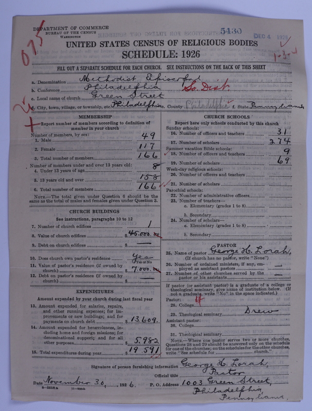 Scan of Methodist Episcopal Church: 5430