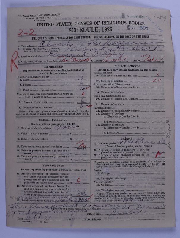 Scan of Church of the Nazarene: 591