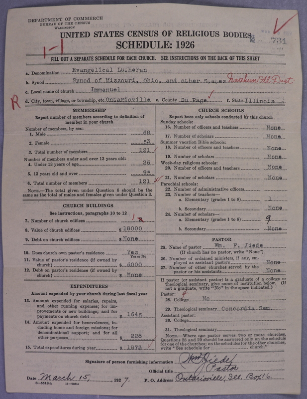 Scan of Evangelical Lutheran Synodical Conference of America: Evangelical Lutheran Synod of Missouri, Ohio, and Other States: 731