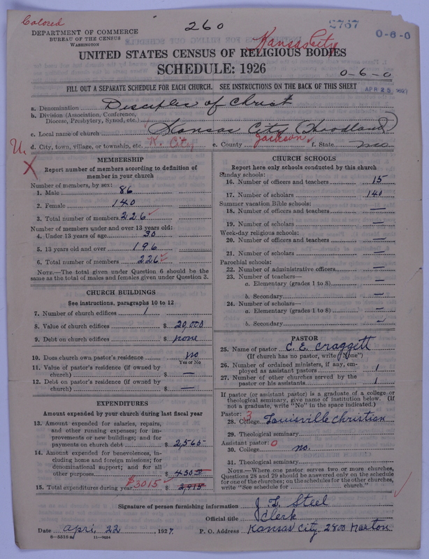 Scan of Disciples of Christ: 2767