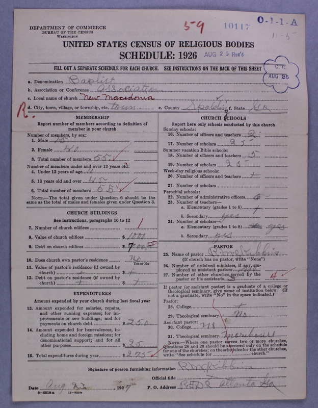 Scan of Negro Baptists: 10117