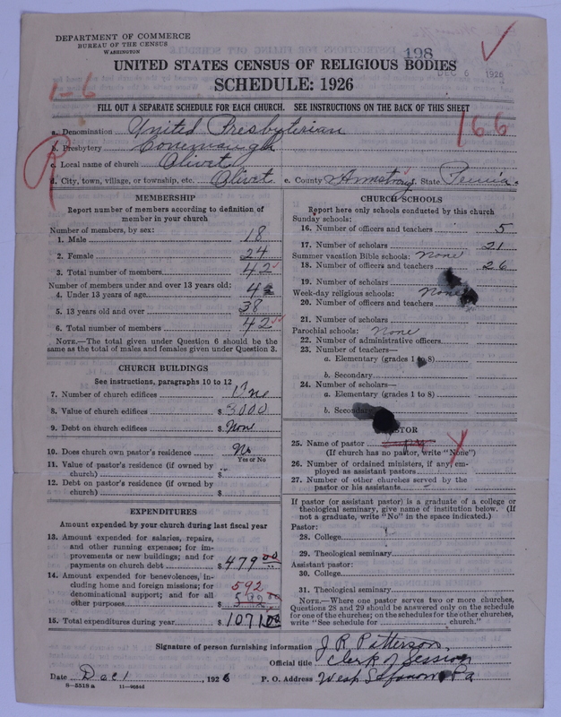 Scan of United Presbyterian Church of North America: 198