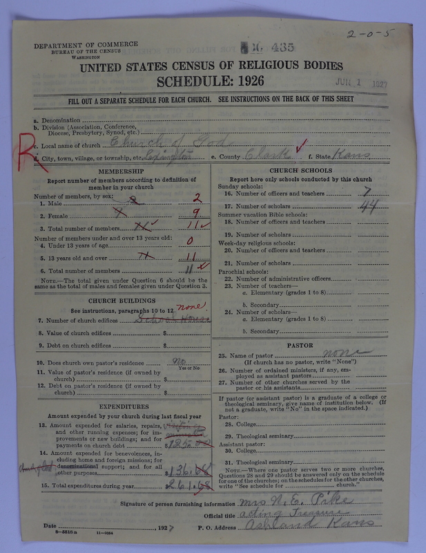 Scan of Church of God (Headquarters, Anderson, Ind.): 435
