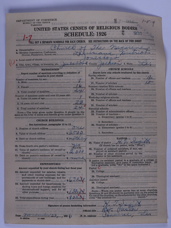 Scan of Church of the Nazarene: 920