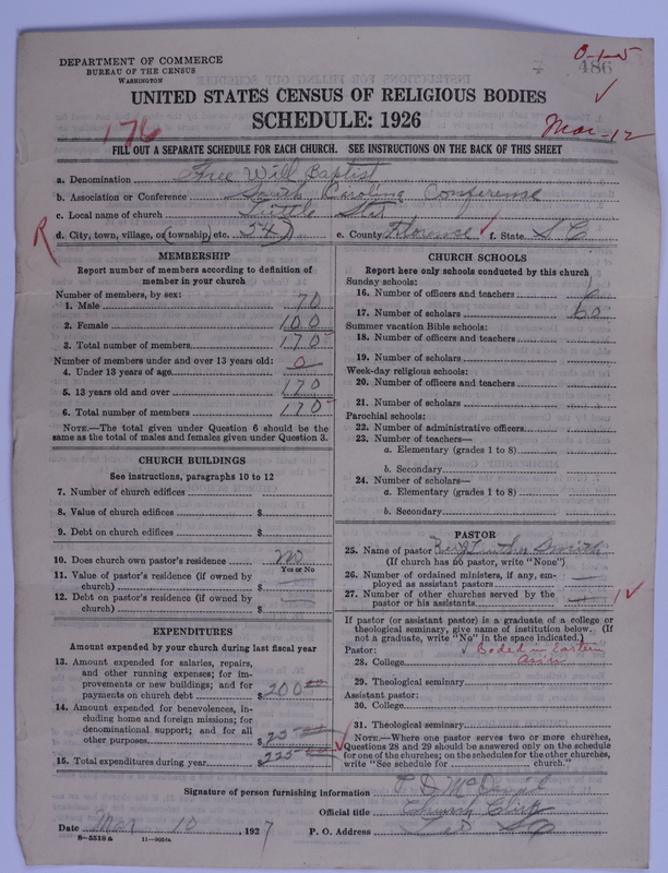 Scan of Free Will Baptists: 486