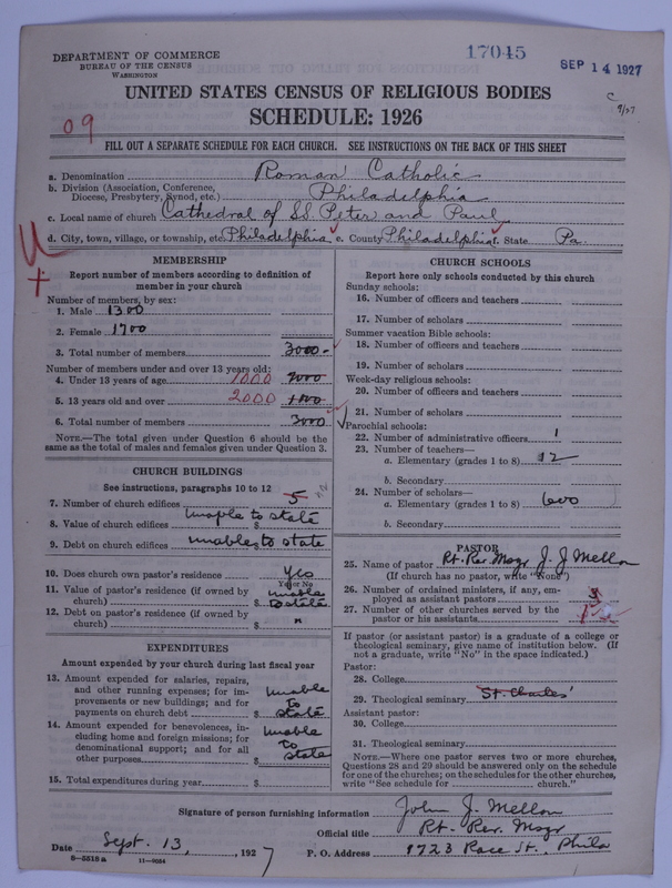 Scan of Roman Catholic Church: 17045