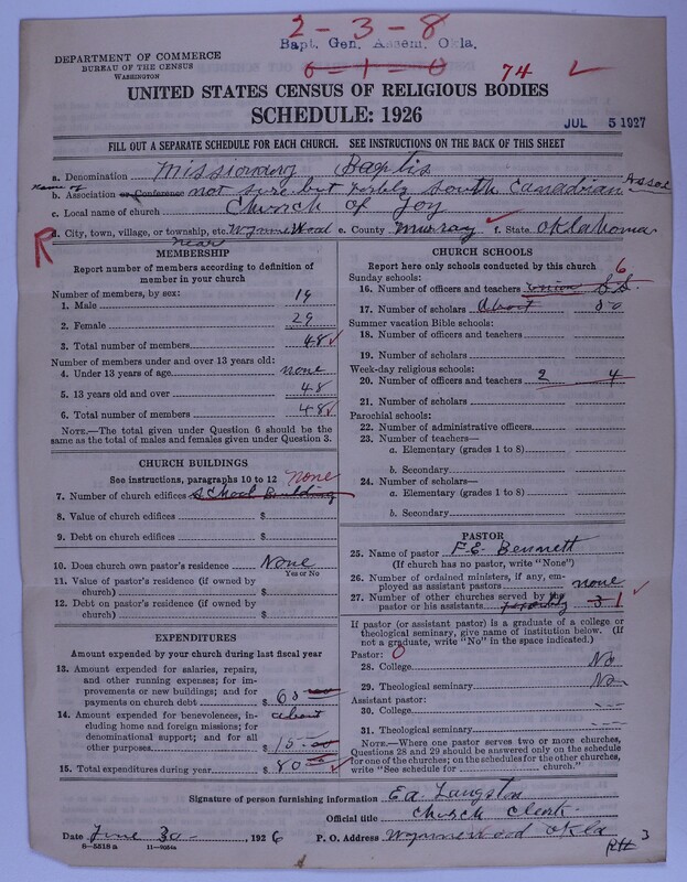 Scan of Missionary Baptist General Assembly of Oklahoma: 74