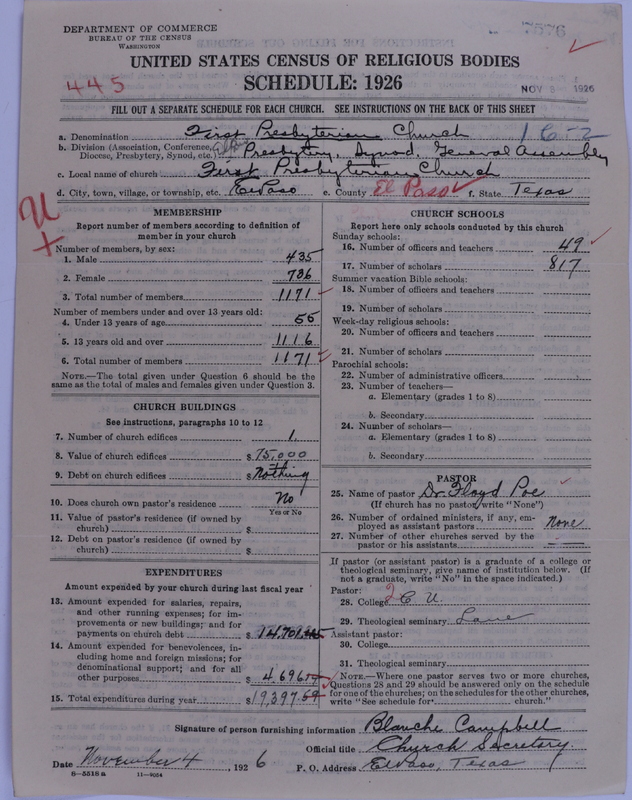 Scan of Presbyterian Church in the United States of America: 7576