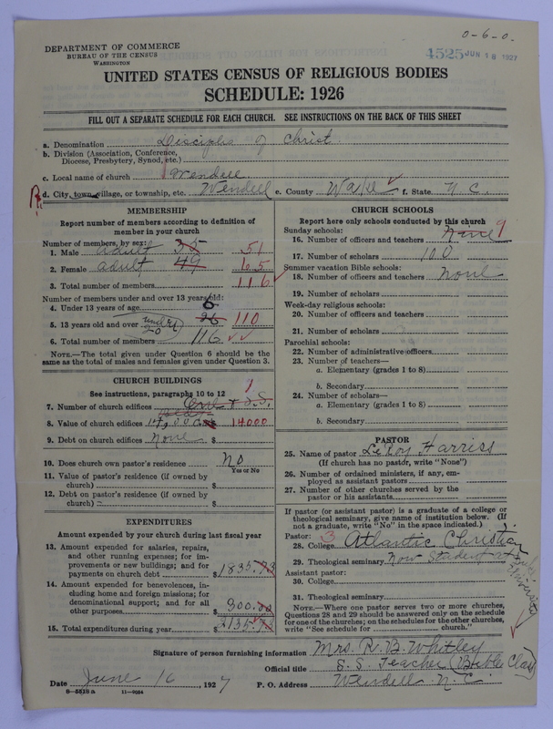 Scan of Disciples of Christ: 4525