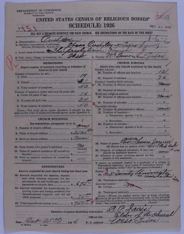 Scan of Presbyterian Church in the United States of America: 7693