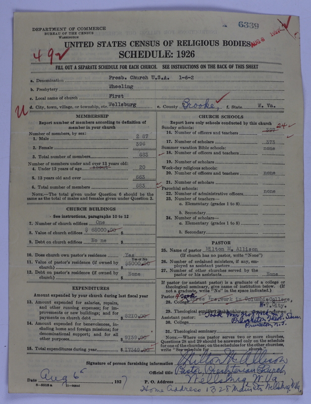 Scan of Presbyterian Church in the United States of America: 6339