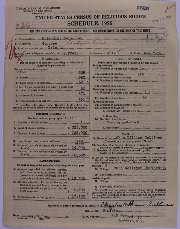 Scan of Methodist Episcopal Church: 1628
