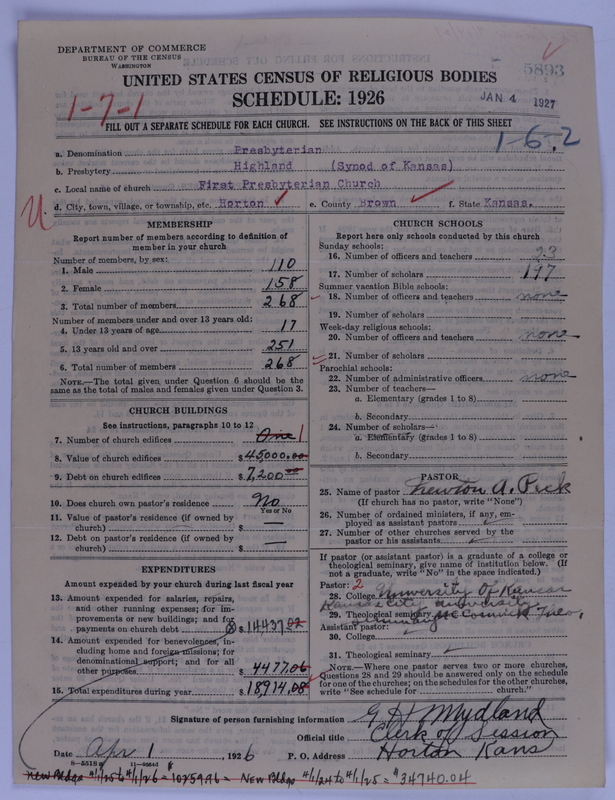 Scan of Presbyterian Church in the United States of America: 5893