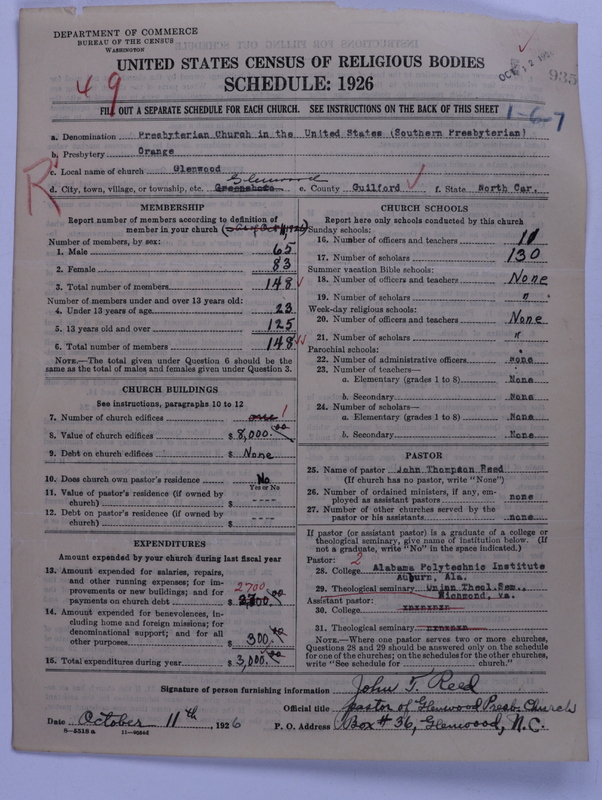 Scan of Presbyterian Church in the United States: 935