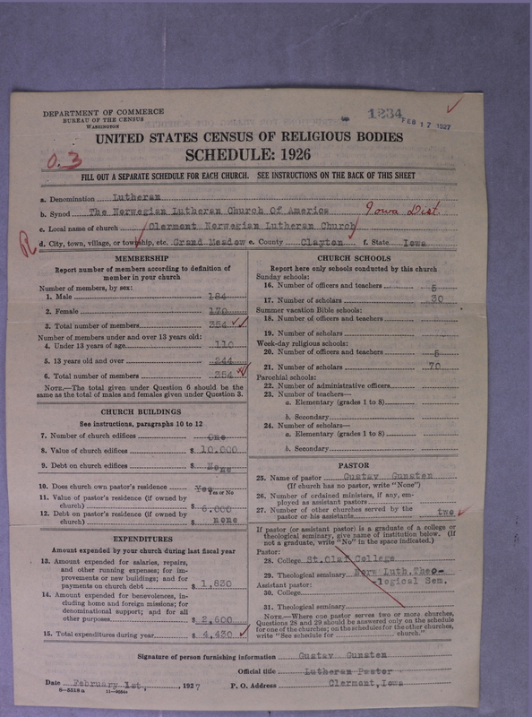 Scan of Norwegian Lutheran Church of America: 1234