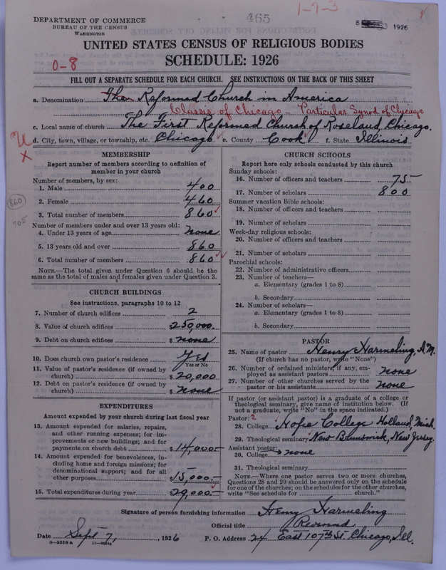 Scan of Reformed Church in America: 465