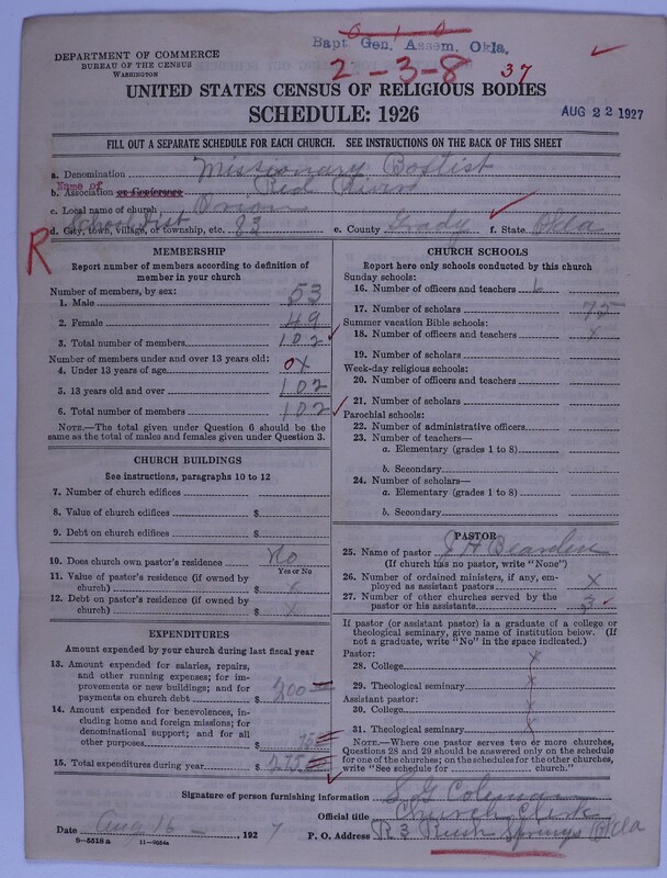 Scan of Missionary Baptist General Assembly of Oklahoma: 37