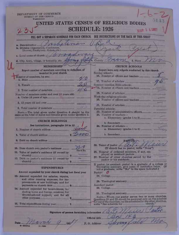 Scan of Presbyterian Church in the United States of America: 5143