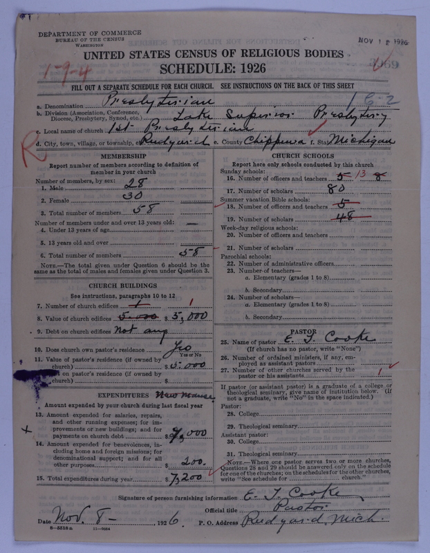 Scan of Presbyterian Church in the United States of America: 3969
