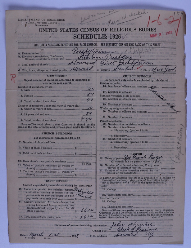 Scan of Federated Churches: 184