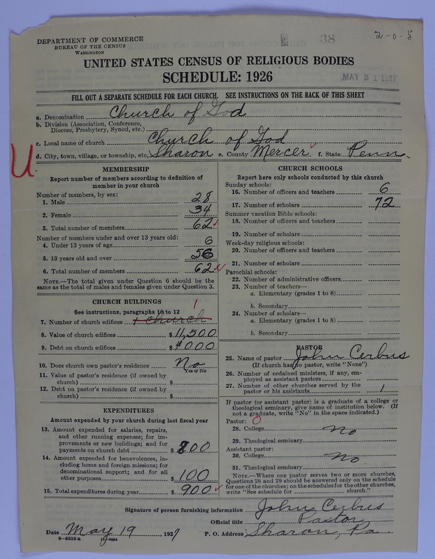 Scan of Church of God (Headquarters, Anderson, Ind.): 38