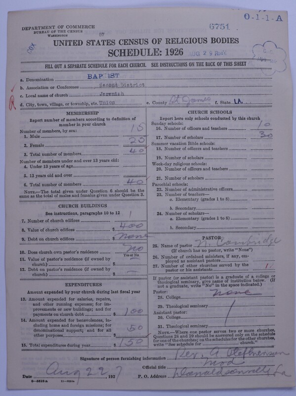 Scan of Negro Baptists: 6751