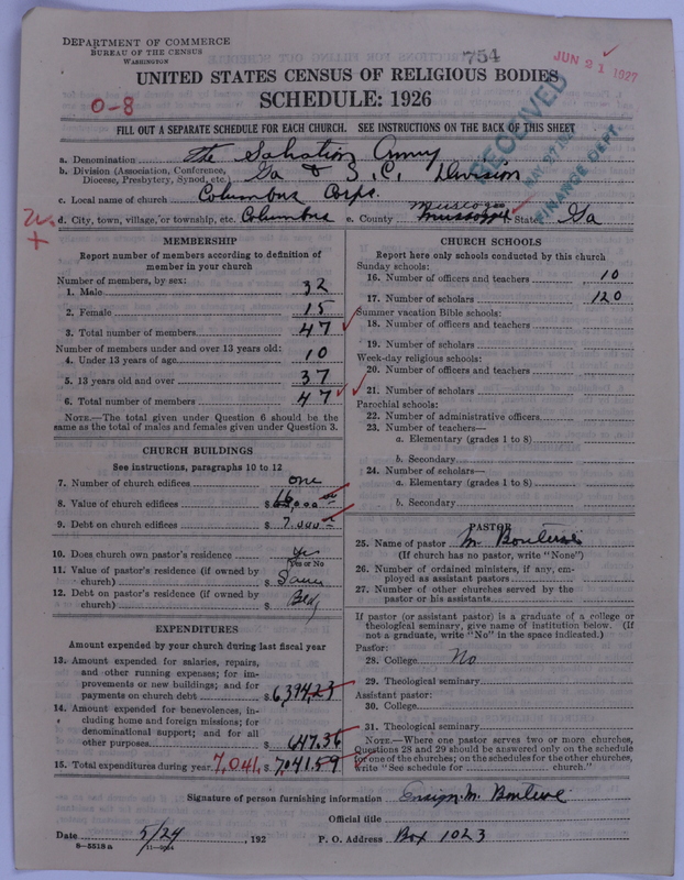 Scan of Salvation Army: 754