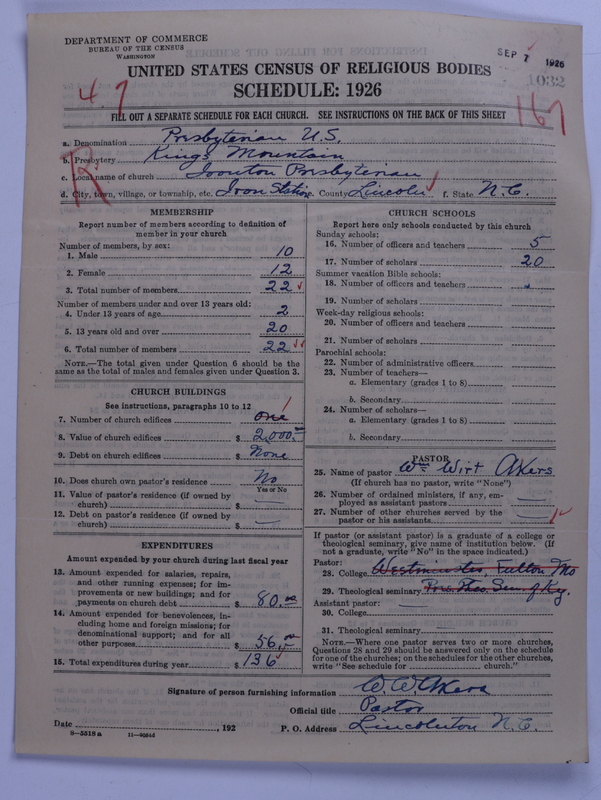 Scan of Presbyterian Church in the United States: 1032