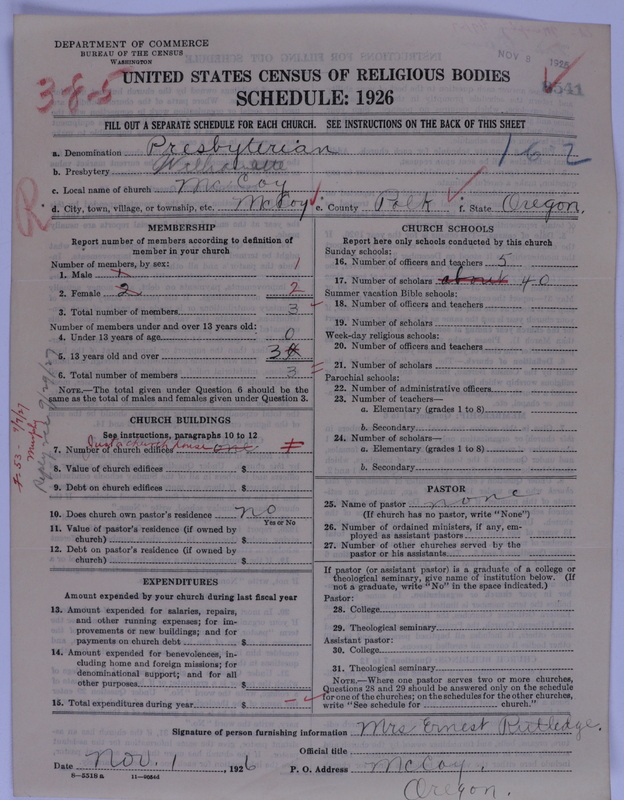 Scan of Presbyterian Church in the United States of America: 8541