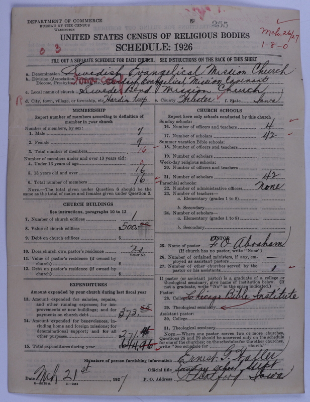 Scan of Swedish Evangelical Mission Covenant of America: 255