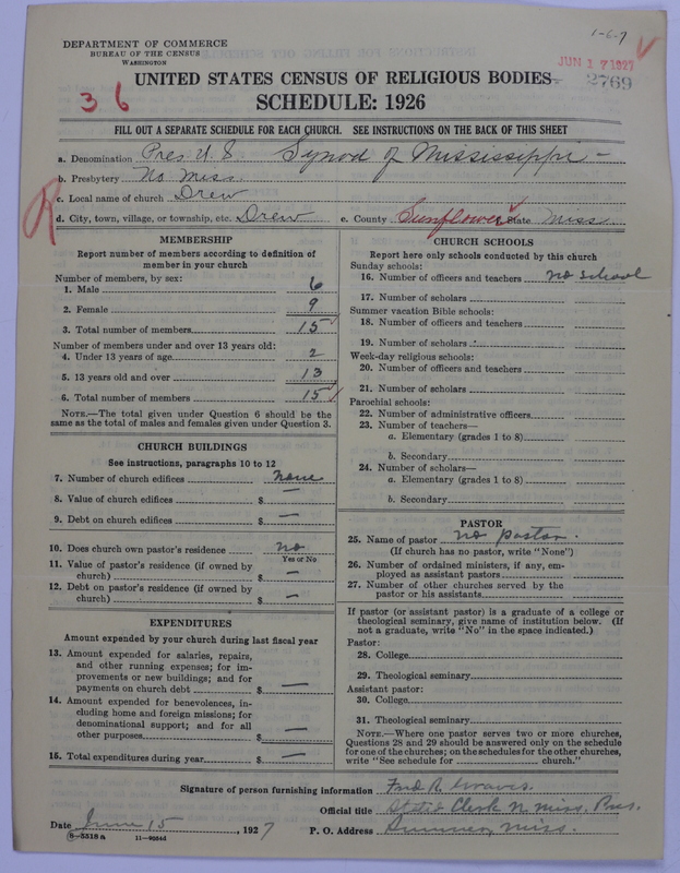 Scan of Presbyterian Church in the United States: 2769