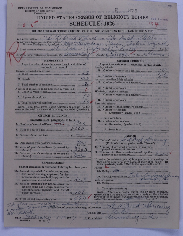 Scan of Reformed Church in the United States: 275