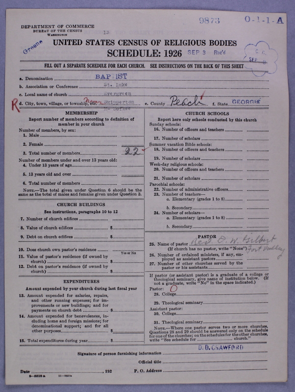 Scan of Negro Baptists: 9873