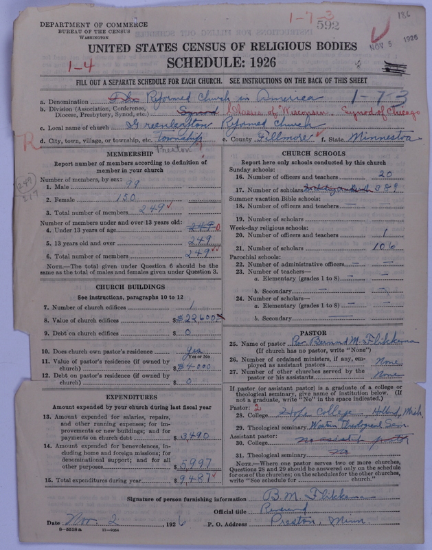 Scan of Reformed Church in America: 592