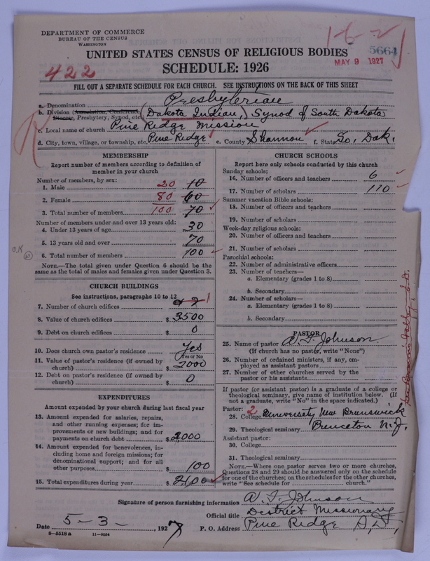 Scan of Presbyterian Church in the United States of America: 5664