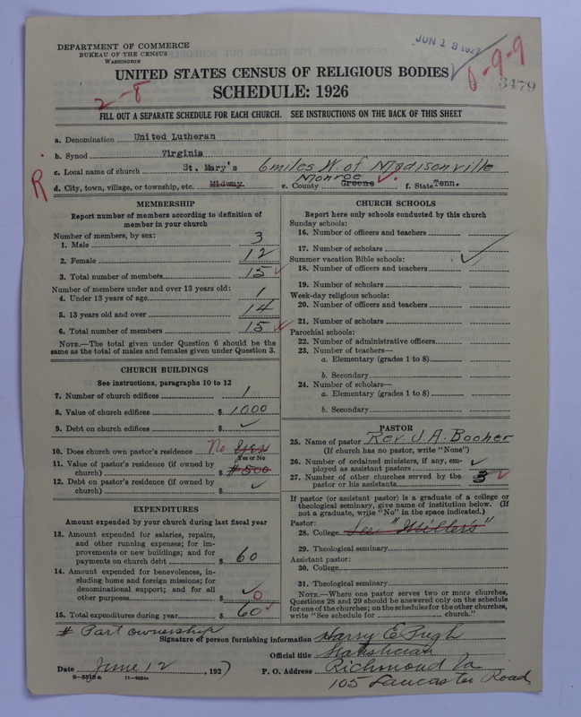 Scan of United Lutheran Church in America: 3478