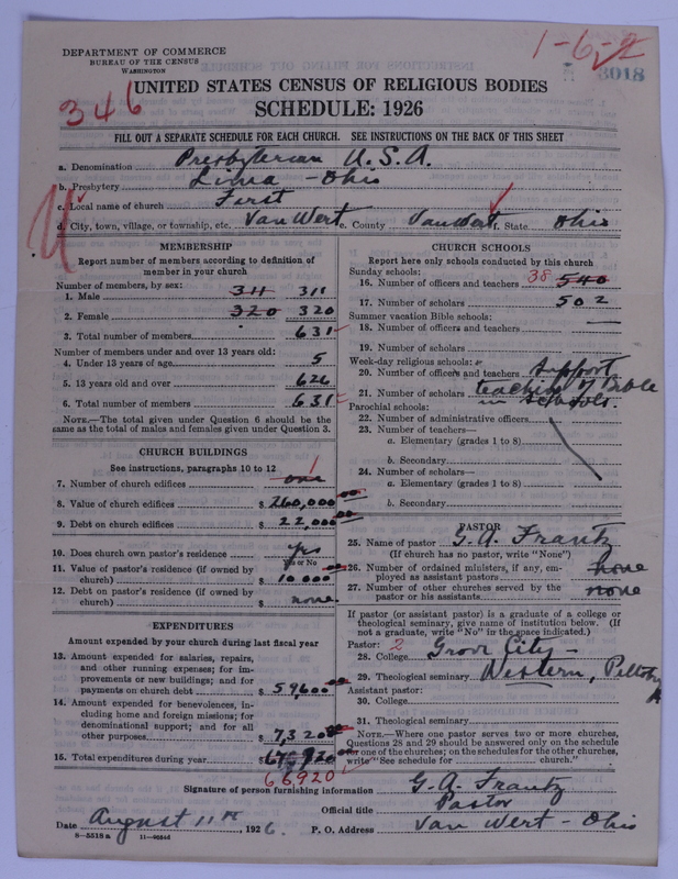Scan of Presbyterian Church in the United States of America: 3018