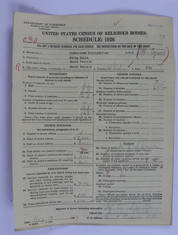 Scan of Cumberland Presbyterian Church: 71