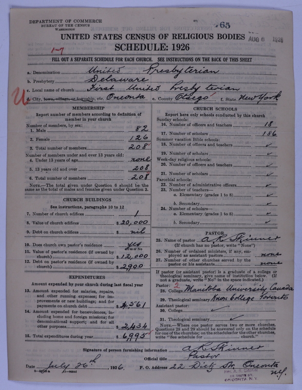Scan of United Presbyterian Church of North America: 65