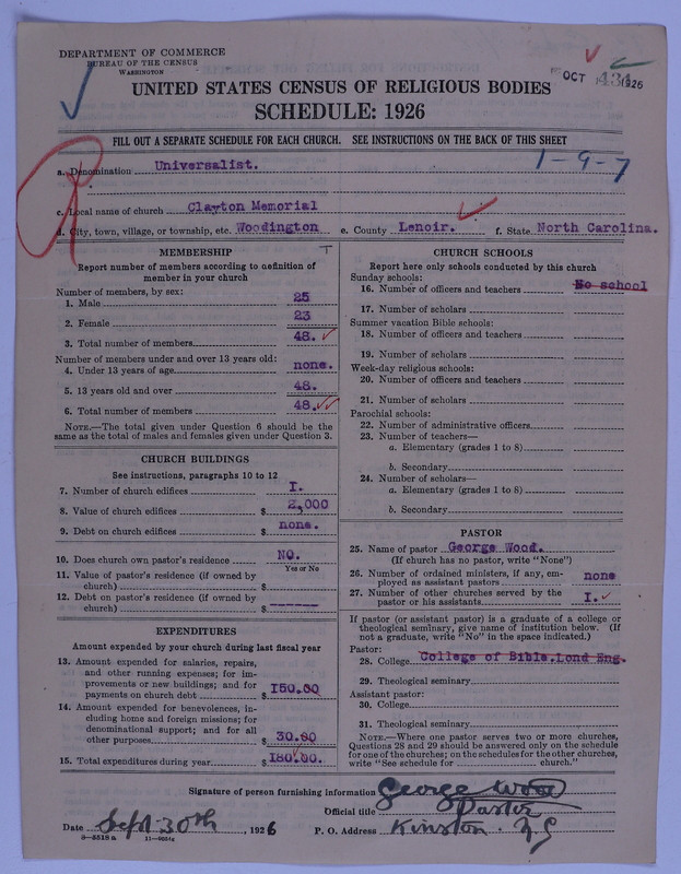 Scan of Universalist Church: 431