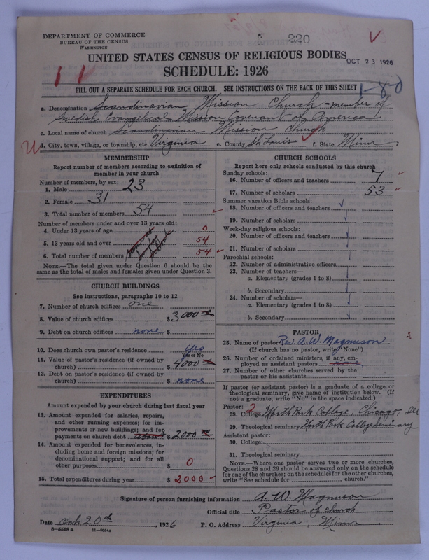 Scan of Swedish Evangelical Mission Covenant of America: 220