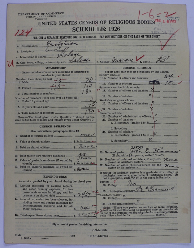 Scan of Presbyterian Church in the United States of America: 3727