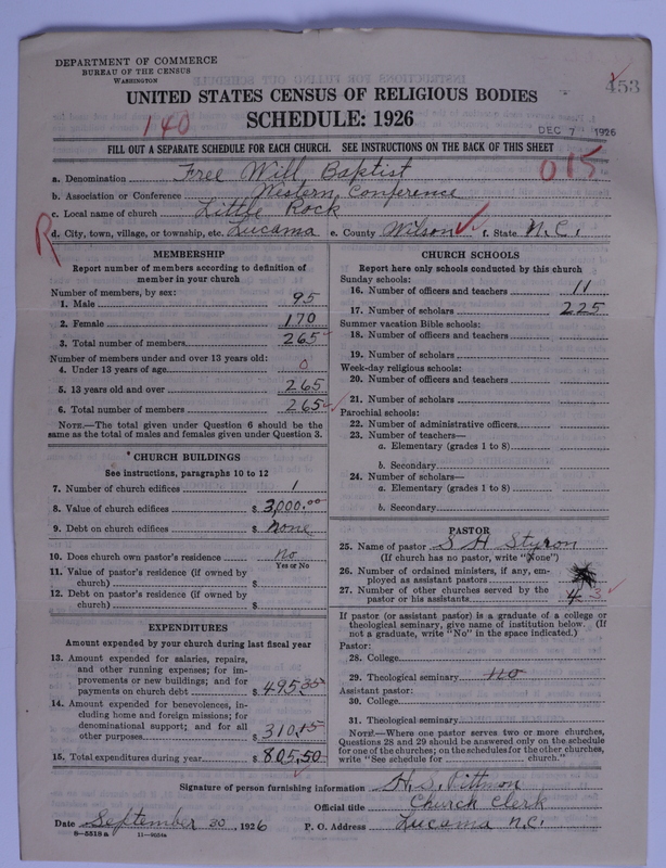 Scan of Free Will Baptists: 453